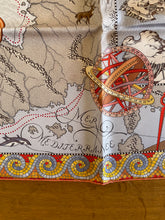 Load image into Gallery viewer, Hermes Silk Scarf « Le Voyage De Pytheas » by Aline Honore.