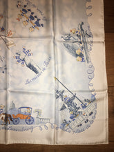 Load image into Gallery viewer, Hermès Silk Twill Scarf « Les Triples » by Nicole Lambert