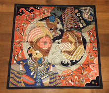 Load image into Gallery viewer, Hermes Silk Twill Scarf “Duo Cosmique” by Kohei Kyomori.