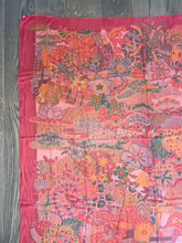 Load image into Gallery viewer, Hermes Silk Mousseline GM Shawl «URASHIMA TARO» by Natsuno Hidaka 140.