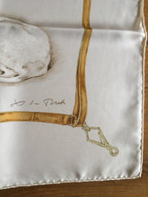 Load image into Gallery viewer, Hermes Silk Twill Scarf «Les Levriers» by Xavier de Poret.