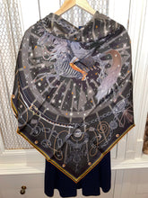 Load image into Gallery viewer, Hermes Double-faced silk scarf “C’est la Fête” by Daiske Nomura