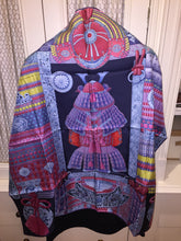 Load image into Gallery viewer, Hermes Silk Scarf Parures de Samourais by Aline Honore