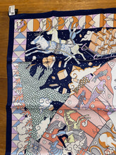 Load image into Gallery viewer, Hermes Silk Scarf «L'Epopee d'Hermes Detail » by Jan Bajtlik.