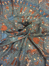 Load image into Gallery viewer, Hermes Silk Shawl “Lalbhai” by Michel Duchene 140