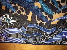 Load image into Gallery viewer, Hermes Silk Twill Scarf “Jaguar Quetzal” by Alice Shirley.
