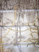 Load image into Gallery viewer, Hermes Silk Scarf A l'Ombre des Pivoines
