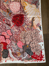 Load image into Gallery viewer, Hermes Silk Twill Scarf “Dans Un Jardin Anglais” by Alice Shirley.