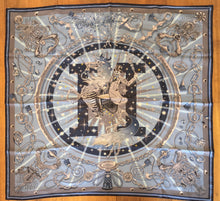 Load image into Gallery viewer, Hermes “C’est la Fête” Double-Faced Silk Scarf  by Daiske Nomura