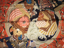 Load image into Gallery viewer, Hermes Silk Twill Scarf “Duo Cosmique” by Kohei Kyomori.