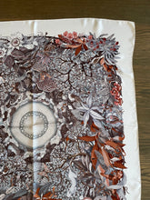 Load image into Gallery viewer, Hermes Silk Scarf «Au Coeur de la Vie» by Aline Honoré.