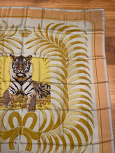 Load image into Gallery viewer, Hermes Silk Dip Dye GM Shawl “Tigre Royal” 140.
