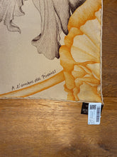Load image into Gallery viewer, Hermes Silk Scarf "A l'Ombre des Pivoines". Designed by Octave Marsal/Théo de Gueltzl.