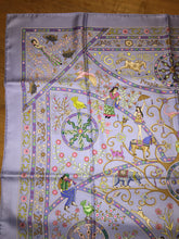 Load image into Gallery viewer, Hermes Silk Scarf “Peuple Du Vent” by Christine Henry