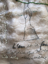 Load image into Gallery viewer, Exceptional beaded Hermès silk chiffon shawl “Le Pegase Lumiere” 140