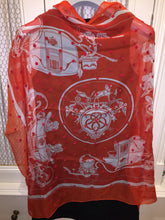 Load image into Gallery viewer, Hermes Beaded Silk Mousseline Scarf Ex Libris Au Pois Couture