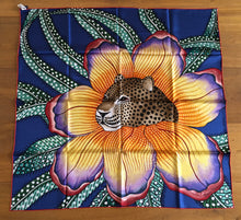 Load image into Gallery viewer, Hermes Silk Scarf “Baobab Cat” by Ardmore Artists