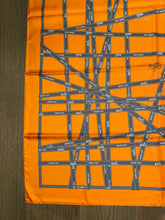 Load image into Gallery viewer, Hermes Silk Twill Scarf “Bolduc” (Ribbon) by Jean Louis Dumas.