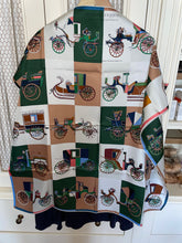 Load image into Gallery viewer, Limited Edition Hermes Silk Scarf «Voitures Exquises» by Jan Bajtlik.