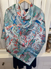 Load image into Gallery viewer, Hermes Silk Scarf “Le Grand Prix Du Faubourg” by Ugo Gattoni.