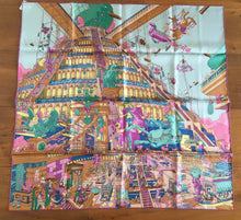 Load image into Gallery viewer, Hermès Silk Scarf «La Legende du Cheval a Plumes» by Ugo Gattoni