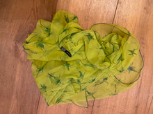 Load image into Gallery viewer, HERMES SILK Mousseline Stole “Fleurs de Fuchsia” by Leigh P. Cook.