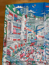 Load image into Gallery viewer, Hermes Silk Scarf “Le Grand Prix Du Faubourg” by Ugo Gattoni.