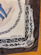 Load image into Gallery viewer, Special edition Hermes Silk Twill Scarf «Les banquiers » by Hugo Grykar