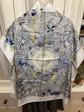 Load image into Gallery viewer, Hermes Silk Scarf «Au Coeur de la Vie» by Aline Honoré.