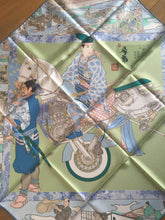 Load image into Gallery viewer, Hermes Scarf “Les Artisans d'Hermes” by Japanese artist Akira Yamaguchi