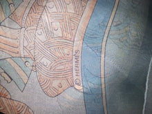 Load image into Gallery viewer, Hermes Silk Mousseline Shawl “Rencontre Ocean” 140
