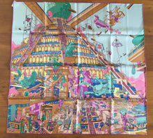Load image into Gallery viewer, Hermès Silk Scarf «La Legende du Cheval a Plumes» by Ugo Gattoni