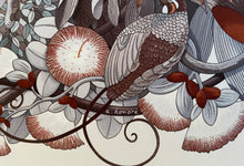 Load image into Gallery viewer, Hermes Silk Scarf «Au Coeur de la Vie» by Aline Honoré.
