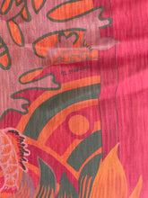 Load image into Gallery viewer, Hermes Silk Mousseline GM Shawl «URASHIMA TARO» by Natsuno Hidaka 140.