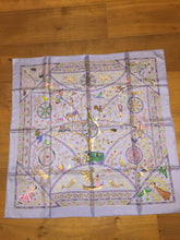 Load image into Gallery viewer, Hermes Silk Scarf “Peuple Du Vent” by Christine Henry