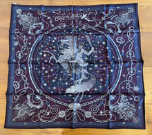 Load image into Gallery viewer, Hermes Double-faced silk scarf “C’est la Fête” by Daiske Nomura
