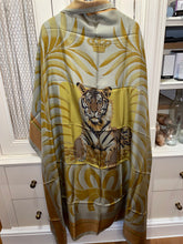 Load image into Gallery viewer, Hermes Silk Dip Dye GM Shawl “Tigre Royal” 140.