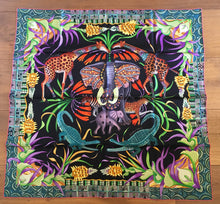 Load image into Gallery viewer, Hermès Silk Scarf « La Marche Du Zambeze » by Ardmore Artists