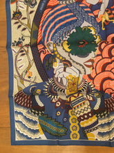 Load image into Gallery viewer, Hermes Silk Twill Scarf “Duo Cosmique” by Kohei Kyomori.