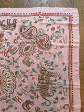 Load image into Gallery viewer, Hermes Silk Mousseline GM Shawl “Carre Kantha” 140.