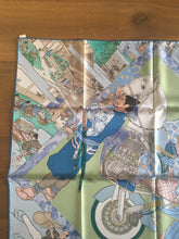 Load image into Gallery viewer, Hermes Scarf “Les Artisans d'Hermes” by Japanese artist Akira Yamaguchi
