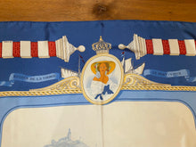 Load image into Gallery viewer, Hermes silk scarf "Rocher de la Vierge, Le Port, Vieux Villa Eugenia A Biarritz” by Hugo Grygkar
