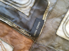 Load image into Gallery viewer, Hermes Silk Mousseline shawl “Shiny Brides Précieux“ with sequins embroidery and glass beads 140
