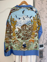 Load image into Gallery viewer, Hermes Silk Twill Scarf “Sichuan” by Robert Dallet.