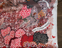 Load image into Gallery viewer, Hermes Silk Twill Scarf “Dans Un Jardin Anglais” by Alice Shirley.