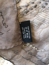 Load image into Gallery viewer, Exceptional beaded Hermès silk chiffon shawl “Le Pegase Lumiere” 140