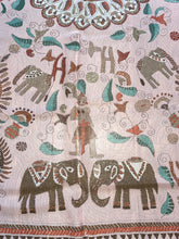 Load image into Gallery viewer, Hermes Silk Mousseline GM Shawl “Carre Kantha” 140.