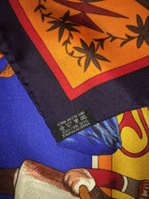 Load image into Gallery viewer, Hermes Silk Plume GM Shawl “Kachinas” by Kermit Oliver 140