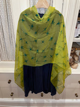 Load image into Gallery viewer, HERMES SILK Mousseline Stole “Fleurs de Fuchsia” by Leigh P. Cook.