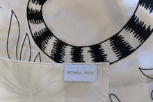 Load image into Gallery viewer, Precious Embroidered Hermes Silk Shawl “Les Leopards Oiseaux Fleuris” by Christiane Vauzelles 140